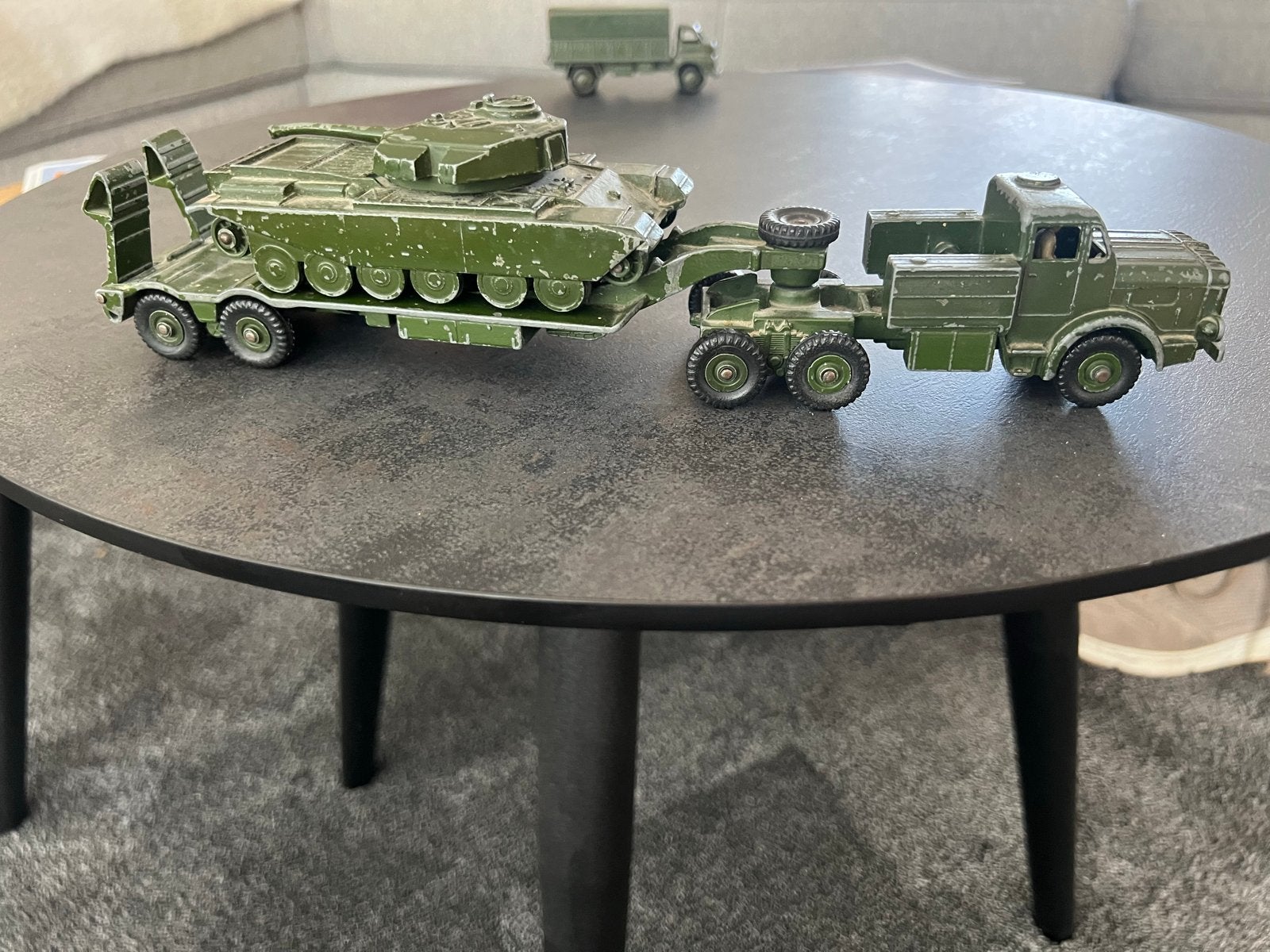 Dinky Supertoys Centurion Tank & Tank Transporter, Ophalen of Verzenden, Gebruikt