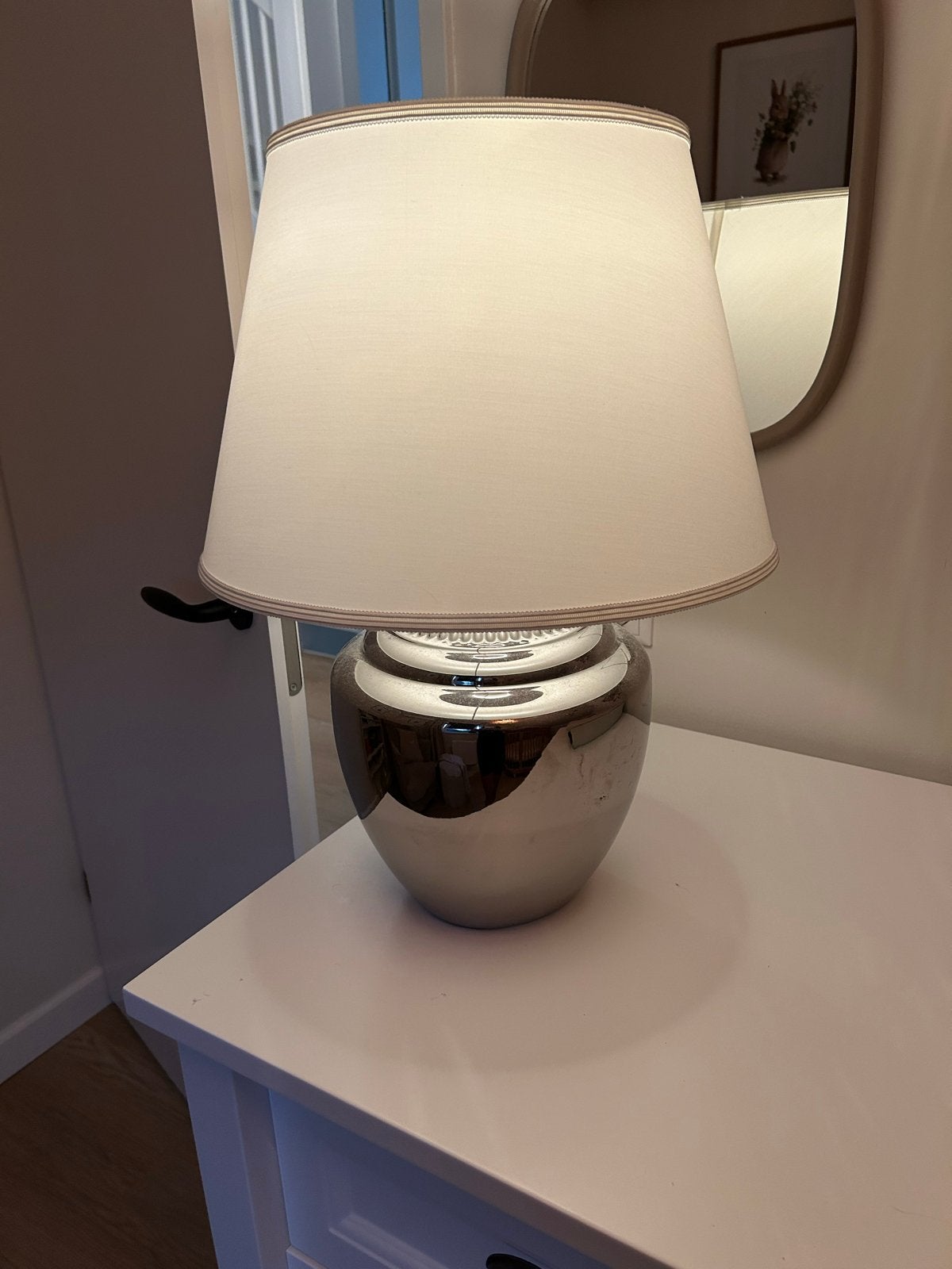 IKEA Rickarum tafellamp met smart lichtbron, Ophalen, Wit, Inclusief lichtbron, IKEA