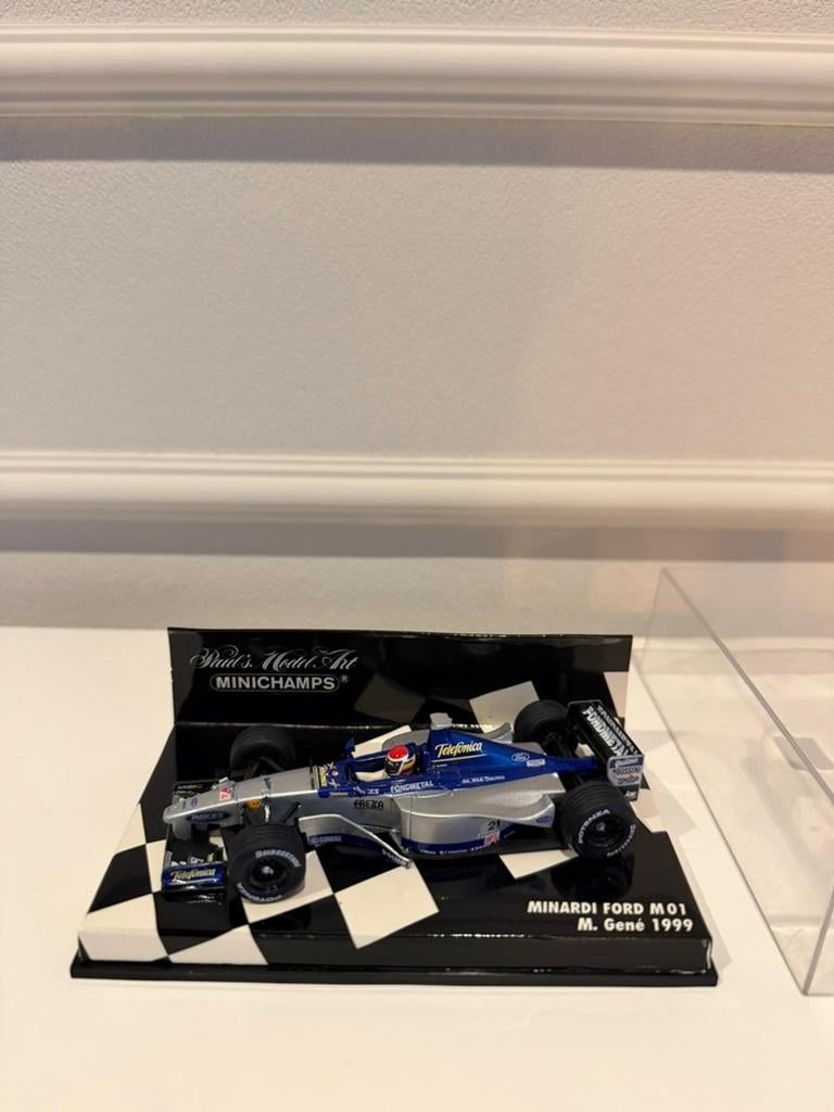 Minichamps 1:43 Minardi Ford M01 Marc Gené 1999, Ophalen of Verzenden, Nieuw, Auto, MiniChamps