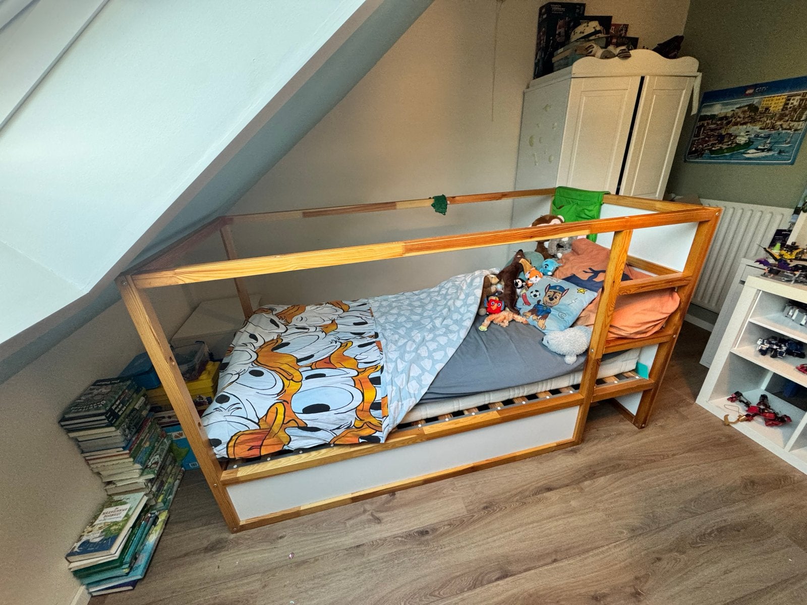 IKEA Kura omkeerbaar bed - Hoogslaper/Laagslaper, Ophalen, Gebruikt, Eenpersoons, 200 cm