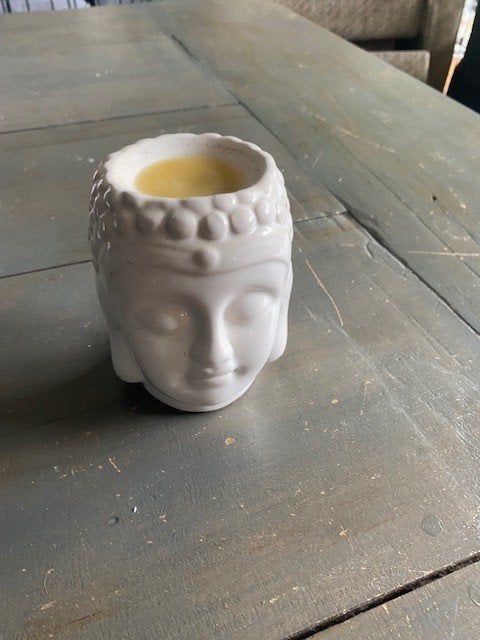 d47 – wax melt houder Boeddha, hoogte 12 cm, Ophalen of Verzenden, Gebruikt