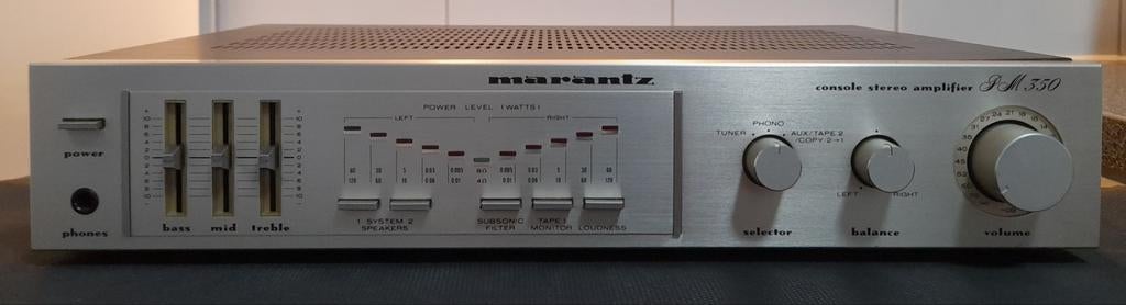 Marantz Pm 350 Versterker, Audio, Tv en Foto, Versterkers en Receivers, Ophalen of Verzenden, Zo goed als nieuw, 60 tot 120 watt