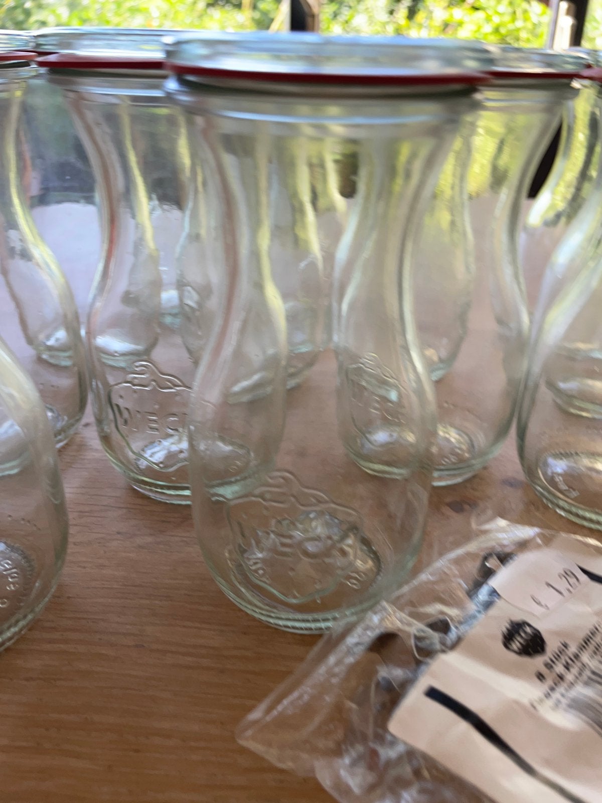 Weckflessen 290 ml, Huis en Inrichting, Keuken | Potten en Pannen, Ophalen of Verzenden, Nieuw, Glas, Pot, Bus of Blik