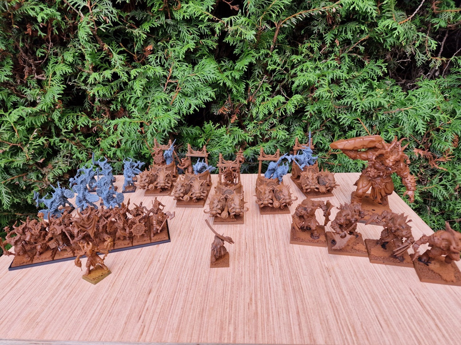 Beastly Man figuren voor Old World prints, Hobby en Vrije tijd, Gebruikt, Figuurtje(s), Warhammer, Ophalen of Verzenden