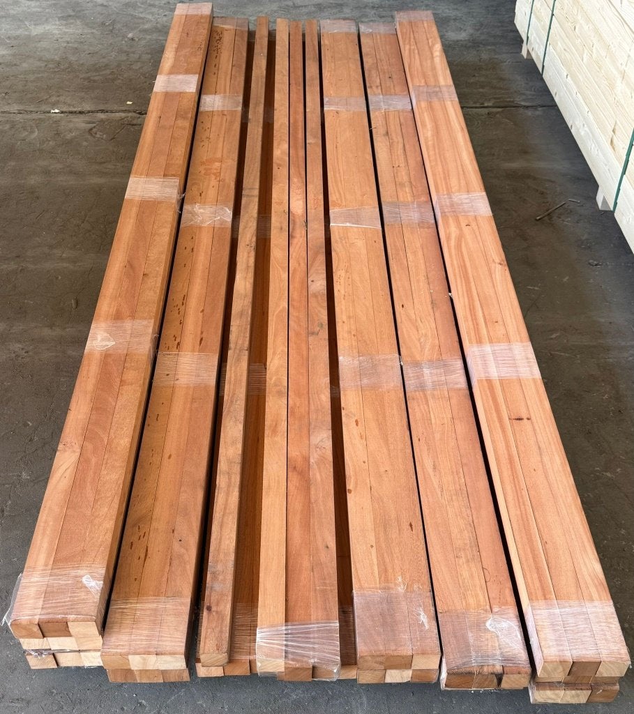 Meranti hardhouten regels 45x45, Ophalen, Nieuw, Hardhout, 250 cm of meer