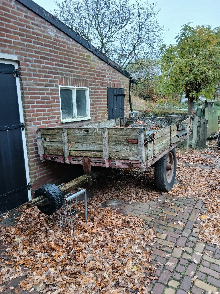 Wagen voor achter tractor,, Ophalen, Gebruikt
