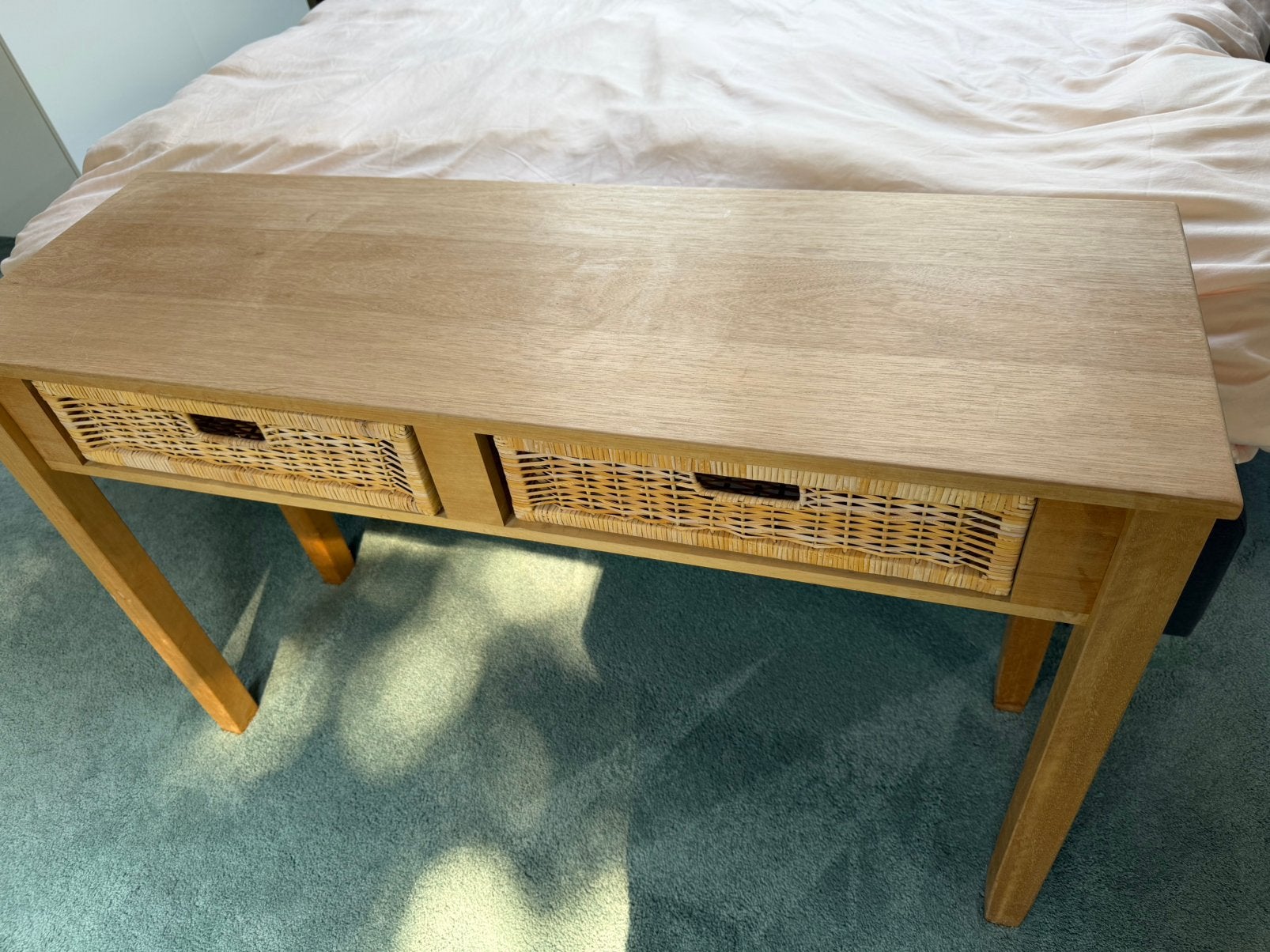 Tafeltje 120x40x75 lbh, Ophalen, Minder dan 50 cm, Gebruikt, 100 tot 150 cm