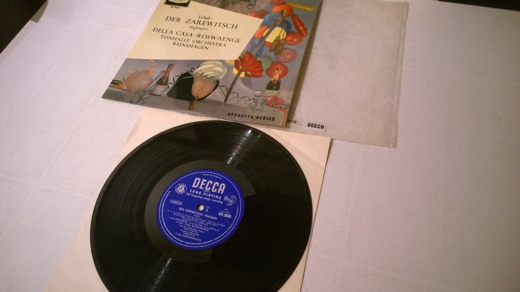 Lehár, Della Casa, Roswaenge, Tonhalle Orchestra, Reinshage, Cd's en Dvd's, Vinyl | Klassiek, Ophalen, Gebruikt, Opera of Operette