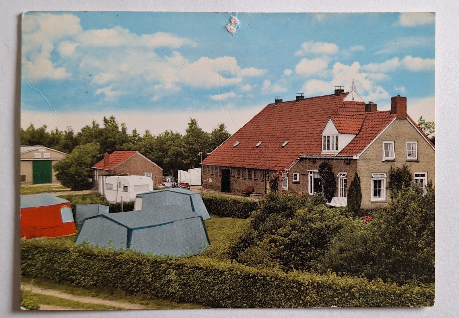 Grote Ansichtkaart Kampeerboerderij De Kale Duinen, Ophalen of Verzenden