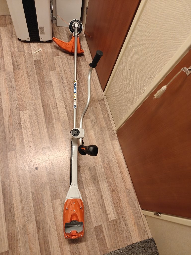 Stihl FSA 200 accu bosmaaier met AP powerbox NIEUWSTAAT!!!, Ophalen, Nieuw, 30 tot 50 cm, Accu