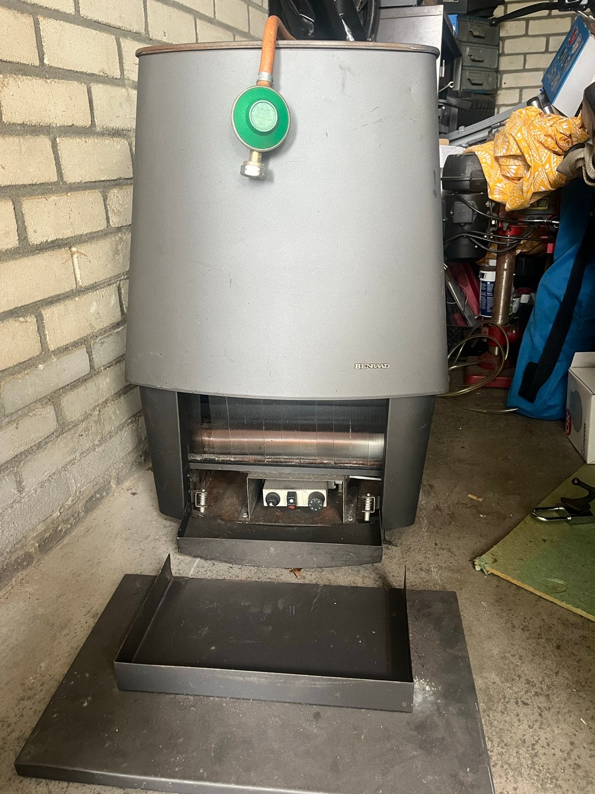 Benraad Ulft Type 808 BR Gaskachel - Gebruikt, Huis en Inrichting, Ophalen, Gebruikt, Gas, Vrijstaand