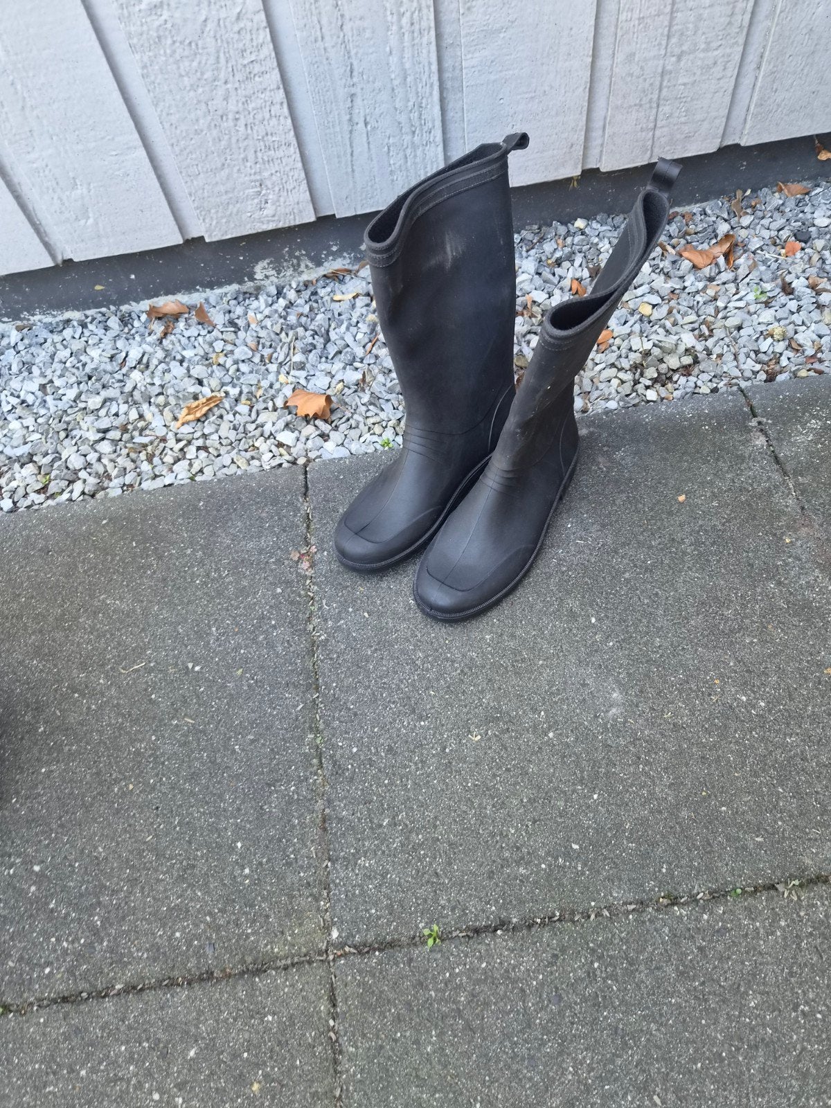 Zwarte regenlaarzen maat 40, Ophalen of Verzenden, Gedragen, Zwart, Regenlaarzen