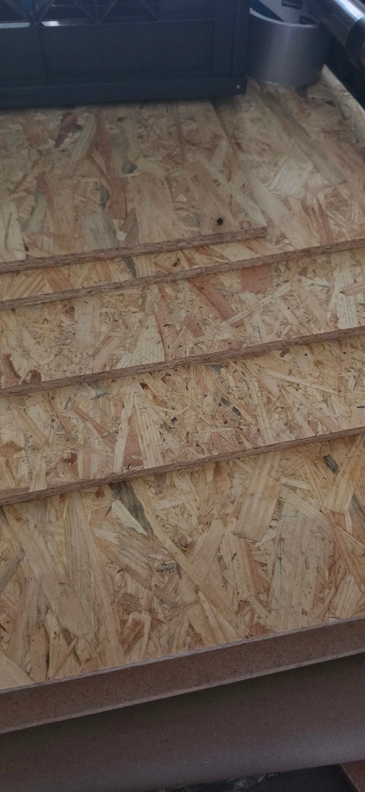 6x OSB3 plaat 244 x 61 cm 9 mm rechte kanten, Doe-het-zelf en Verbouw, Ophalen, Minder dan 25 mm, Nieuw, 200 tot 250 cm