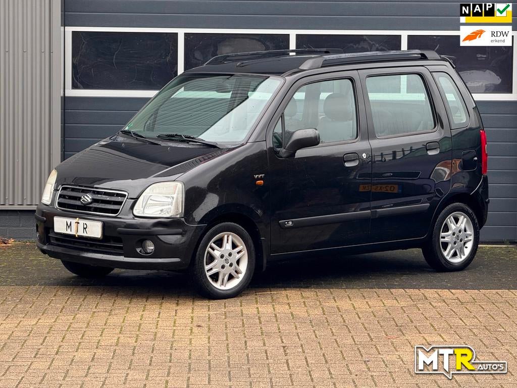 Suzuki Wagon R+ 1.3 FreeStyle 1e EIG|NAP|NWE APK, Auto's, Suzuki, Voorwielaandrijving, 94 pk, Stof, Zwart