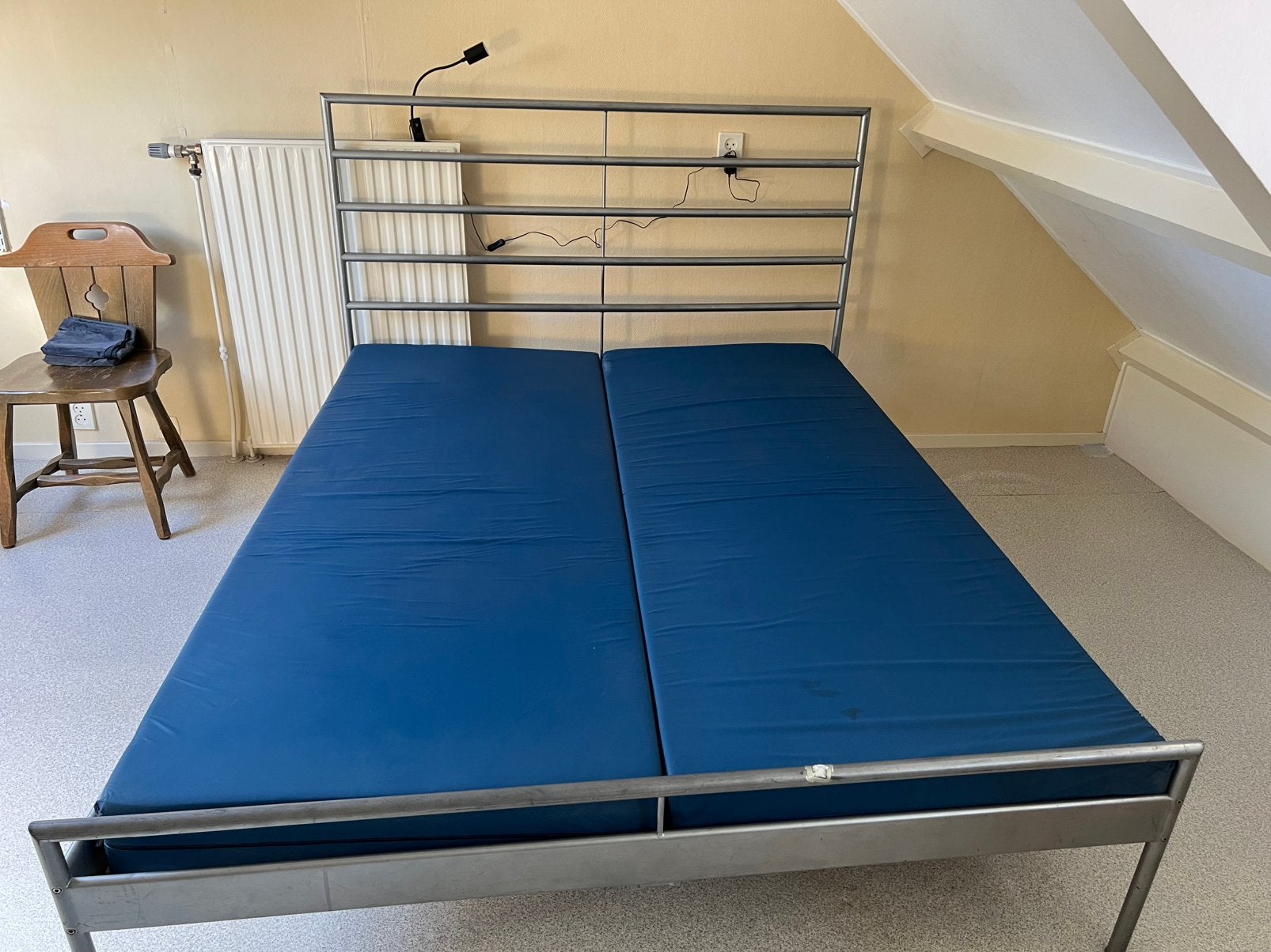 2 persoons bed, Huis en Inrichting, Ophalen, Gebruikt, Tweepersoons, 200 cm