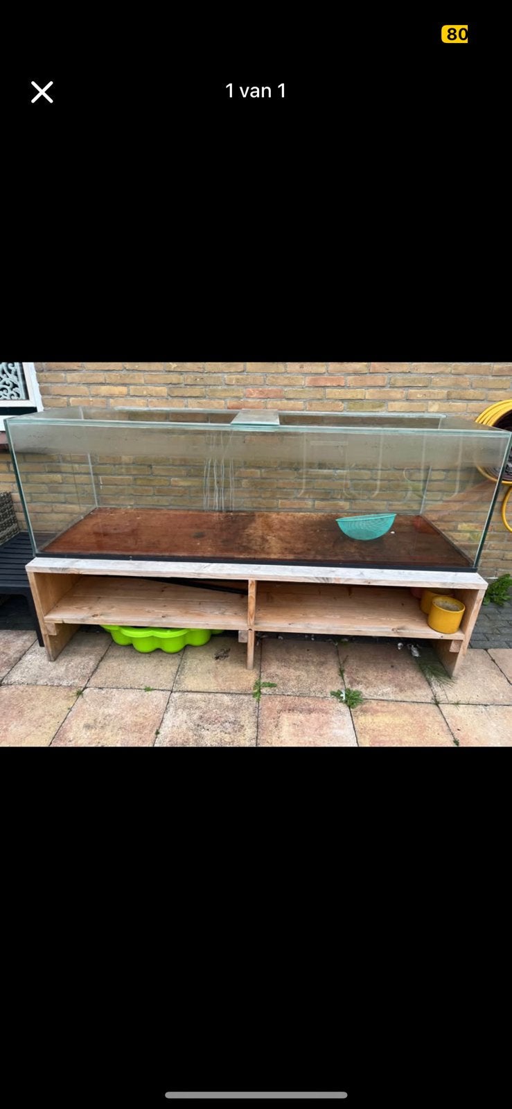 Aquarium, Ophalen, Zo goed als nieuw, Leeg aquarium