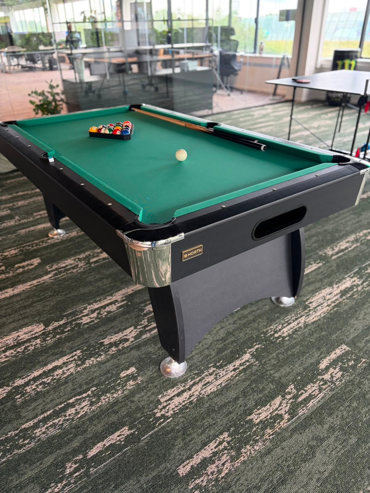 NORTH pooltafel, Sport en Fitness, Biljarten en Poolen, Ophalen, Zo goed als nieuw, Pooltafel