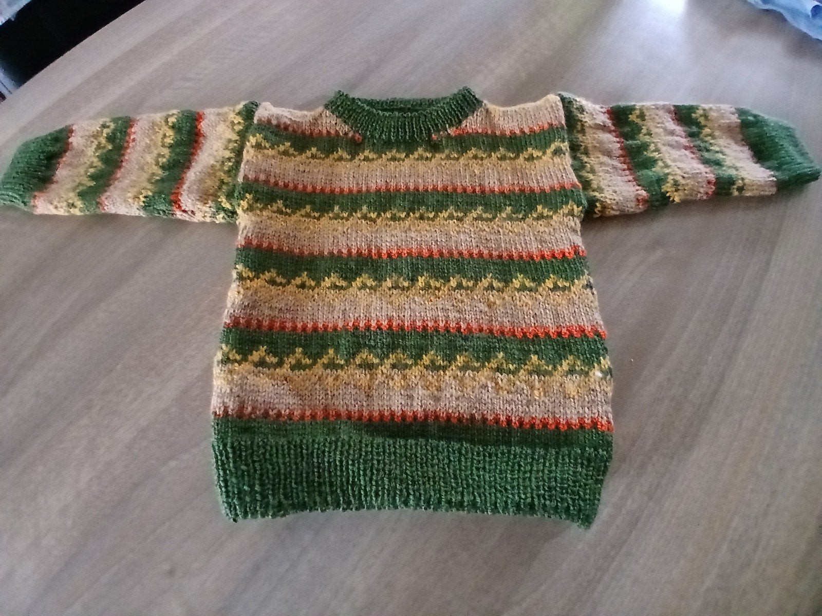 jacquard trui (80/86), Ophalen, Nieuw, Breien