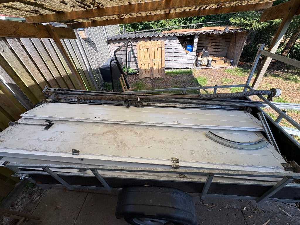Sectionaal Garagedeur, Ophalen, Kunststof, Gebruikt, Garagedeur