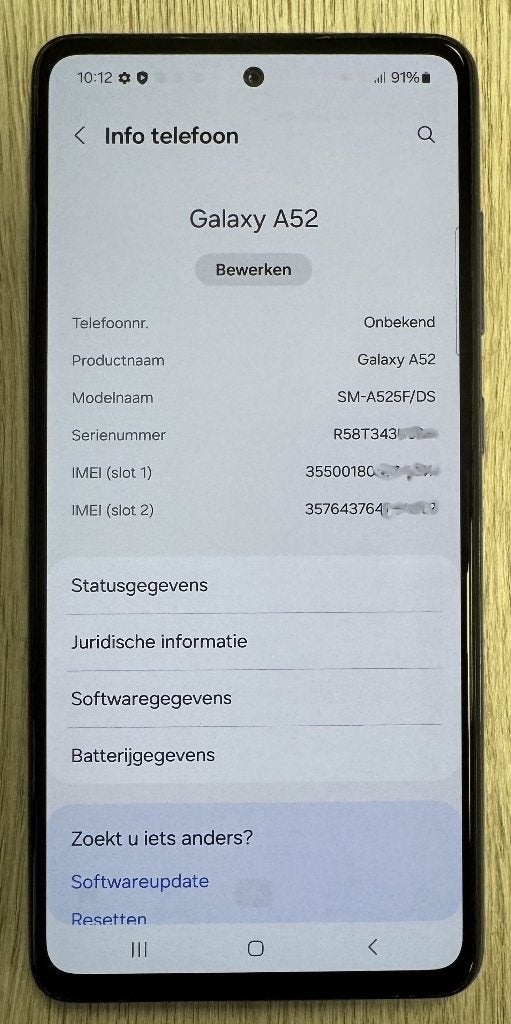Samsung Galaxy A52 Paars, Telecommunicatie, Mobiele telefoons | Samsung, Gebruikt, Galaxy A, 128 GB, Zonder abonnement, Zonder simlock