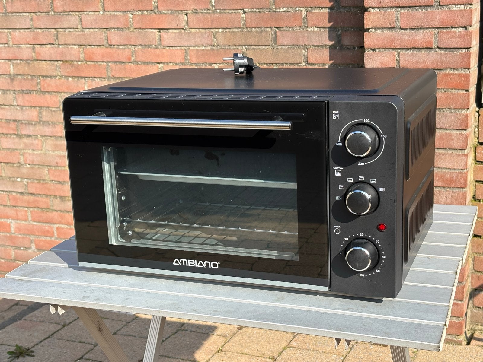 Ambiano 28 Liter Oven - Zo goed als nieuw, Minder dan 45 cm, Overige merken, Hete lucht, Ophalen of Verzenden