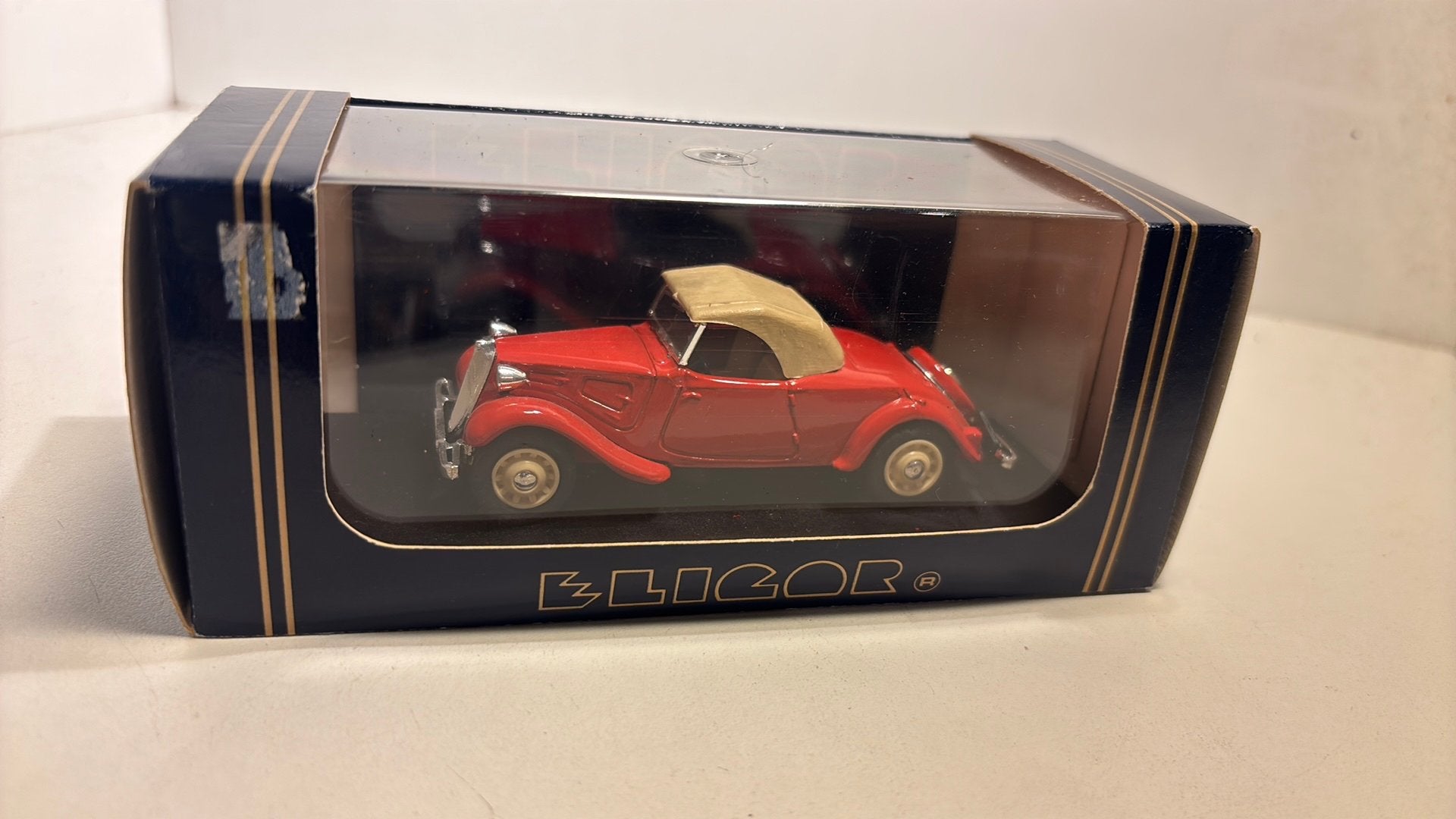 Citroen cabriolet traction 11 bl 1938 eligor 1.43, Overige merken, Auto, Ophalen of Verzenden, A