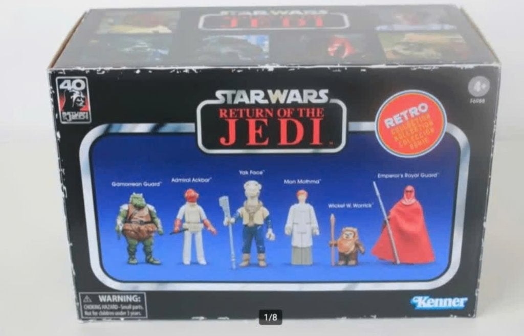 Star Wars Retro Collection ROTJ 6 pack MISB new, Ophalen of Verzenden, Nieuw, Actiefiguurtje