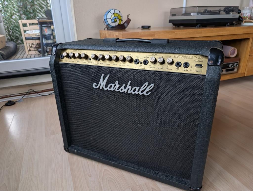 Marshall Valvestate 8080 gitaarversterker, Ophalen, Gebruikt, Gitaar, 50 tot 100 watt