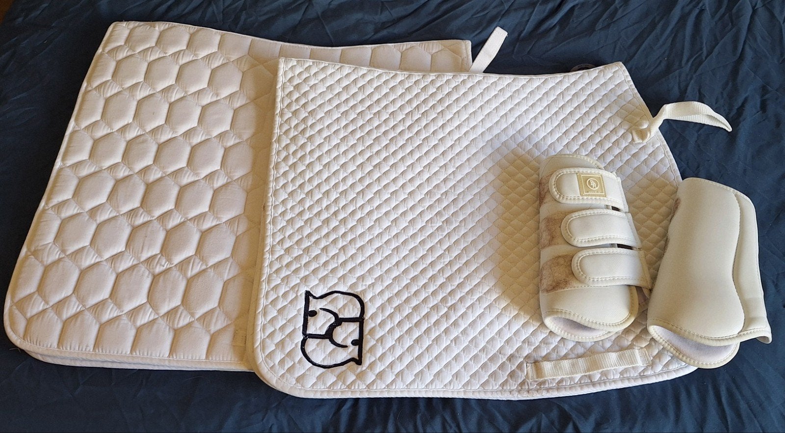 wedstrijd set dekjes en peeskappen, Dieren en Toebehoren, Full (L), Ophalen of Verzenden, Zo goed als nieuw, Wit