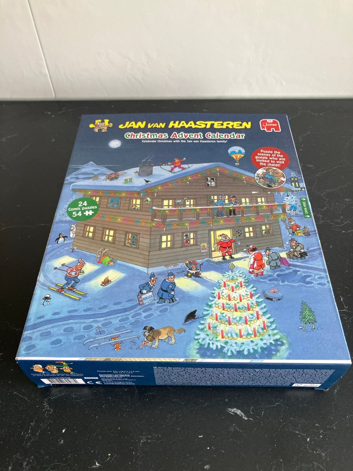 Jan van Haasteren Kerst Adventskalender Puzzel, Ophalen, Meer dan 50 stukjes, Zo goed als nieuw, 6 jaar of ouder