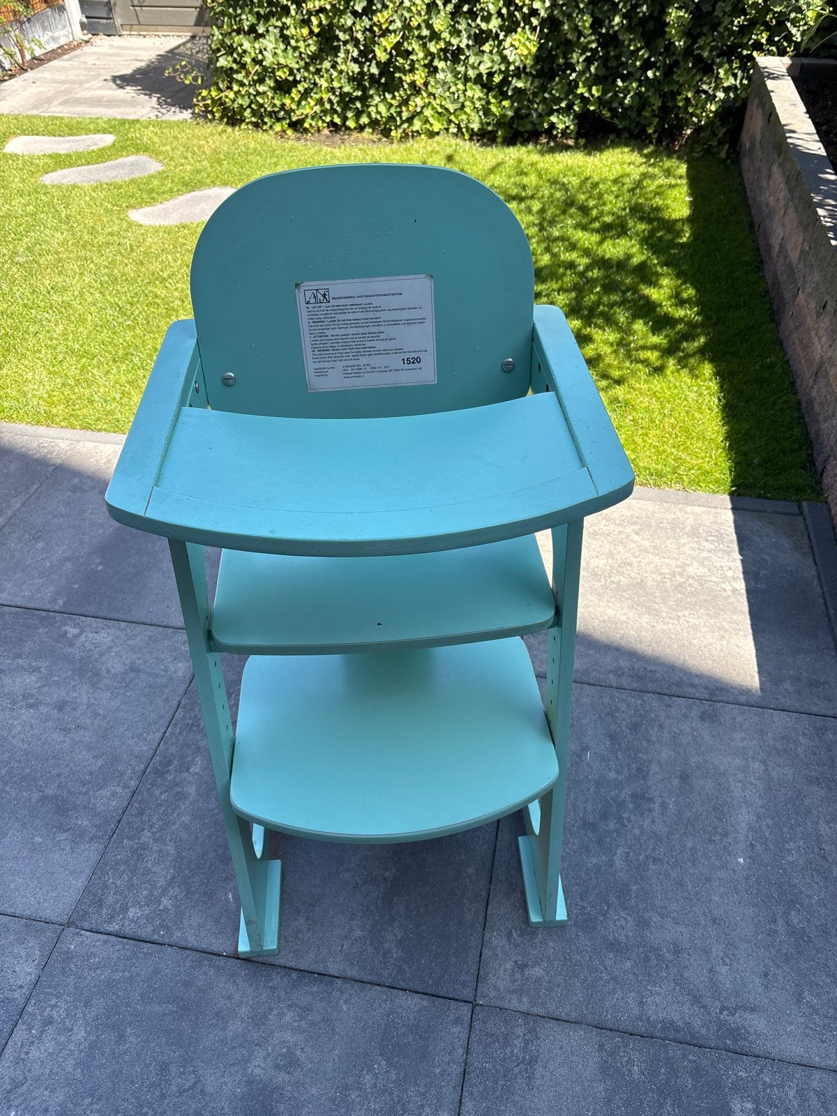 Gratis Kinderstoel opknapper - prenetal - mintgroen, Kinderen en Baby's, Kinderstoelen, Ophalen, Gebruikt, Meegroeistoel