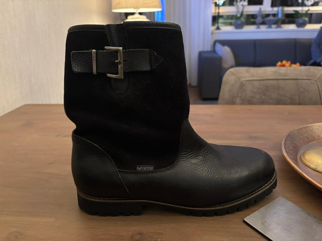 Te koop hoge herenlaarzen, Kleding | Heren, Ophalen of Verzenden, Zo goed als nieuw, Zwart