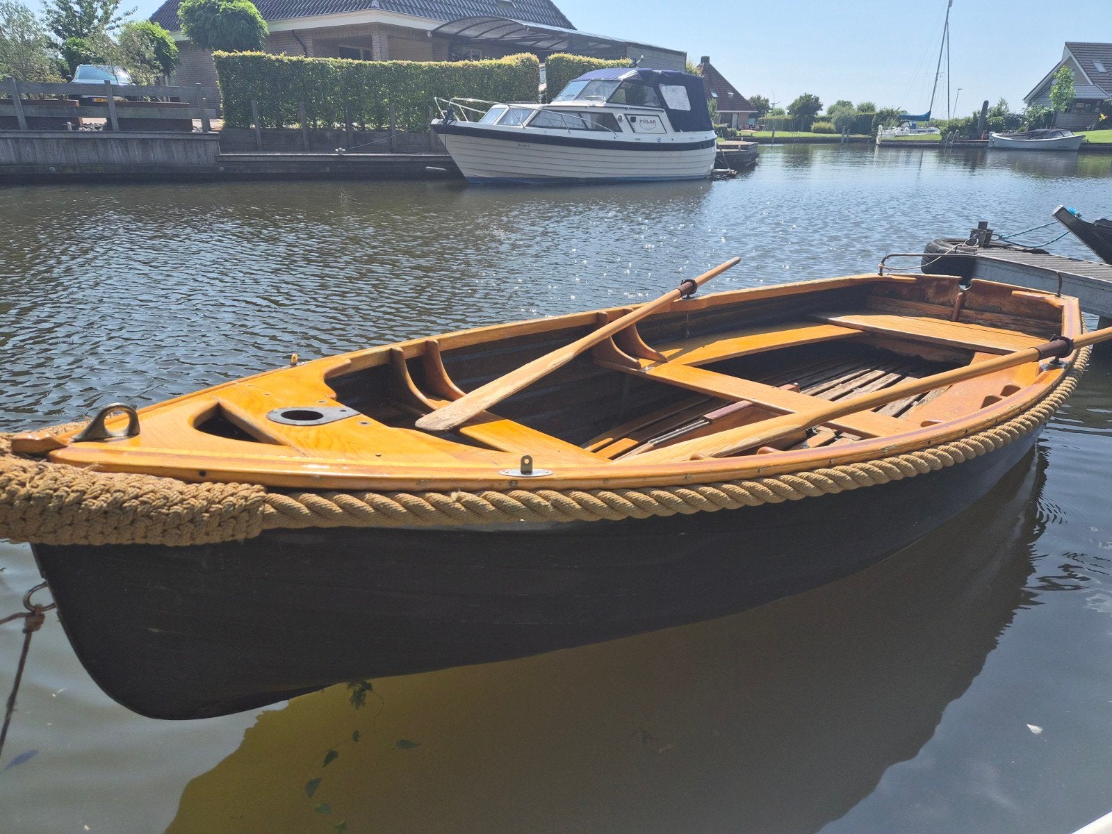 Klassieke 12-Voetsjol - compleet met mast, zeil en riemen, Ophalen, Gebruikt, Zeilboot of Motorboot