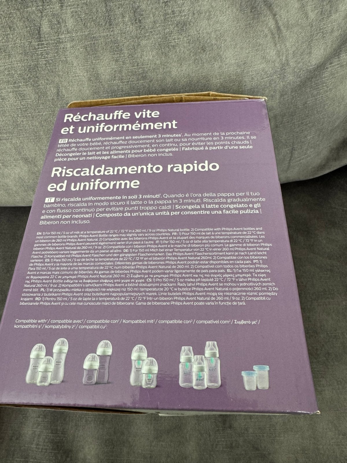 Philips Avent Snelle Flessenwarmer Advanced, Ophalen, Nieuw