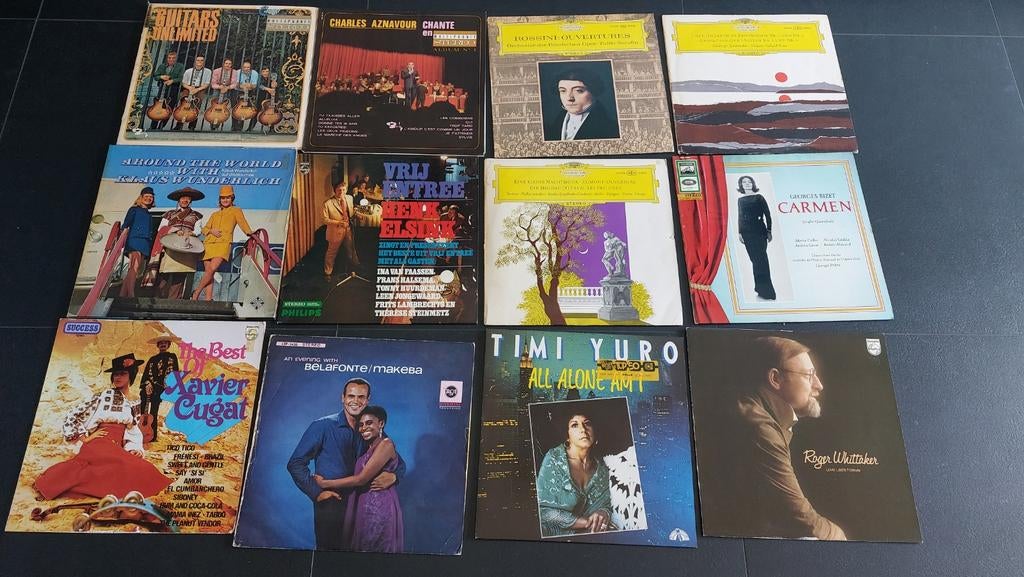 Grote collectie vinyl platen - Pop, Klassiek, Jazz, Ophalen, 1970 - 1979, Gebruikt, 12 inch