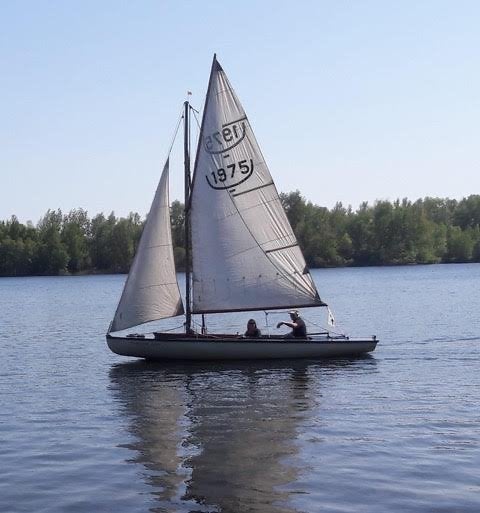 Zeilboot 16m2 inclusief trailer, Ophalen, Gebruikt
