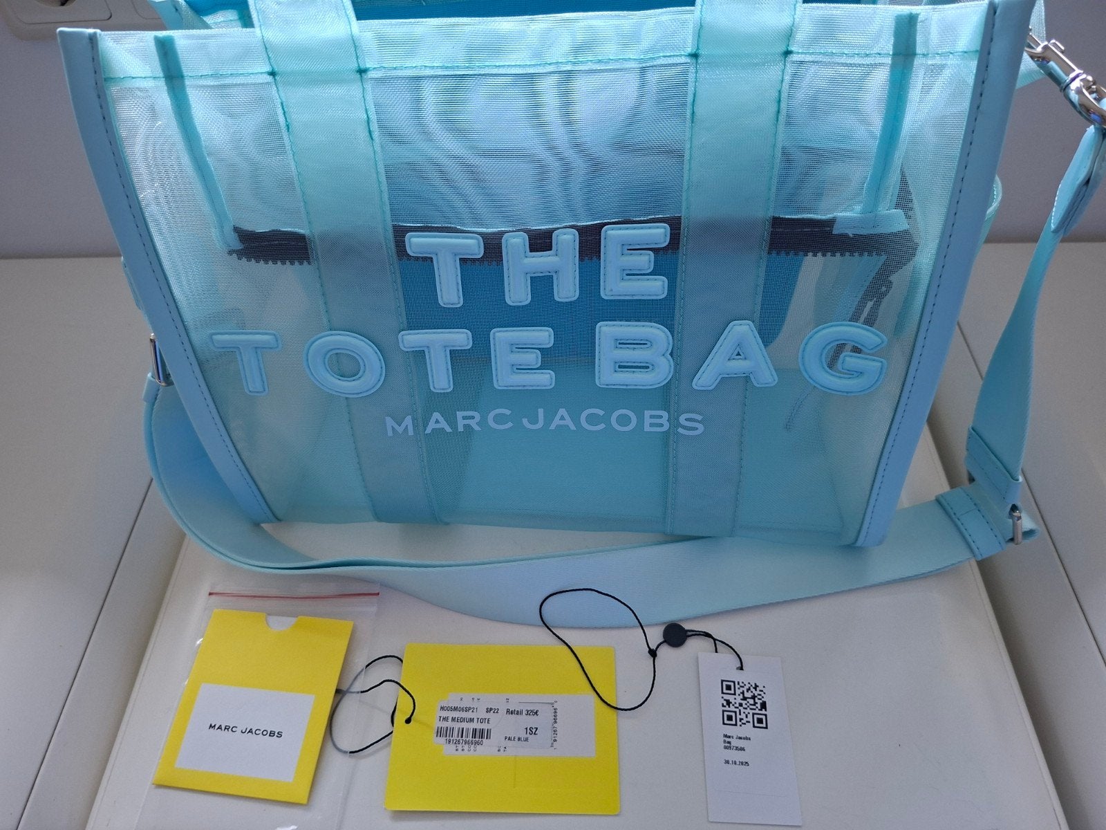 Marc Jacobs The Mesh Tote Bag, Ophalen of Verzenden, Nieuw, Blauw, Shopper