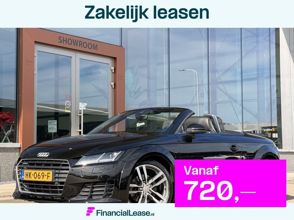 Audi TT Roadster 2.0 TFSI quattro S-Line | Bang & Olufsen |, Gebruikt, 4 cilinders, Zwart, Leder