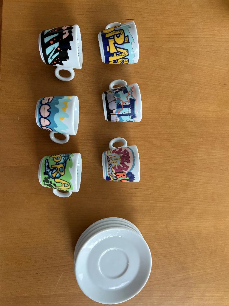 Espressokopjes Ginori Collection, Ophalen