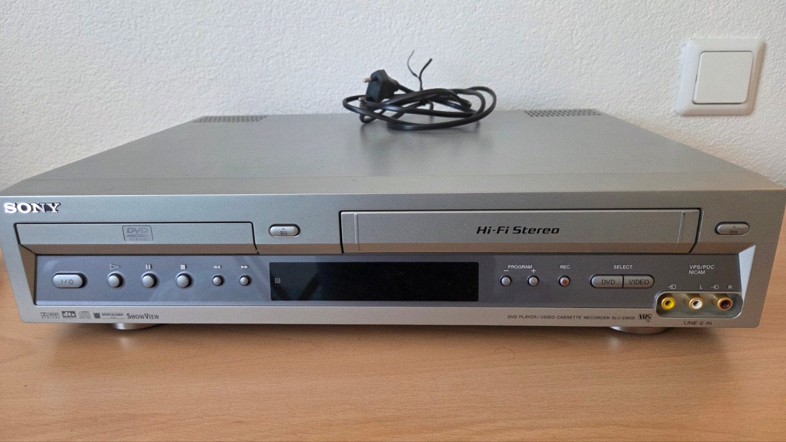Sony VHS recorder / dvd player SLV-D900E, Ophalen, Zo goed als nieuw, Dvd-speler, Sony