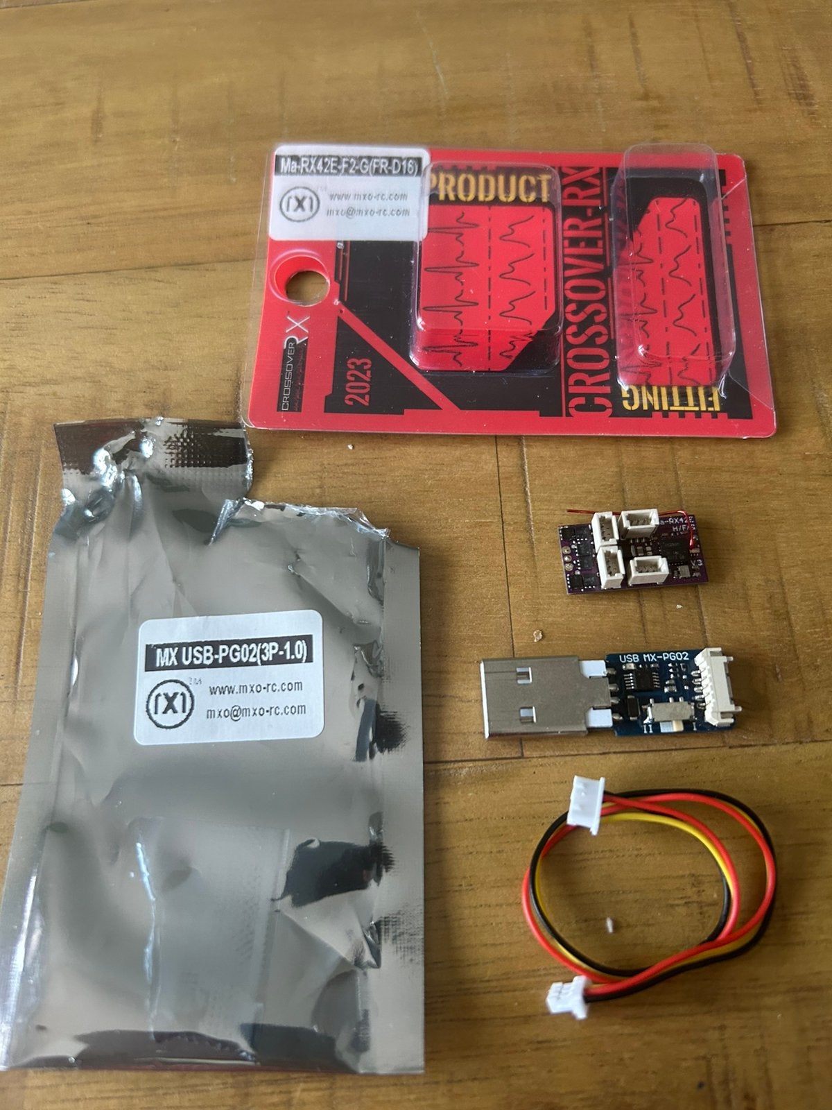 1,5 gram MXO-RC 5ch RX met STAB, BL ESC en USB programmer, Ophalen of Verzenden, Zo goed als nieuw