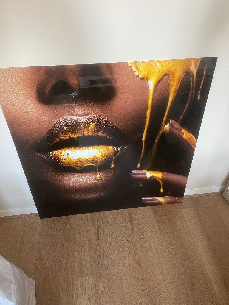 Schilderij foto glas, Ophalen, Zo goed als nieuw, Schilderij, 75 tot 100 cm
