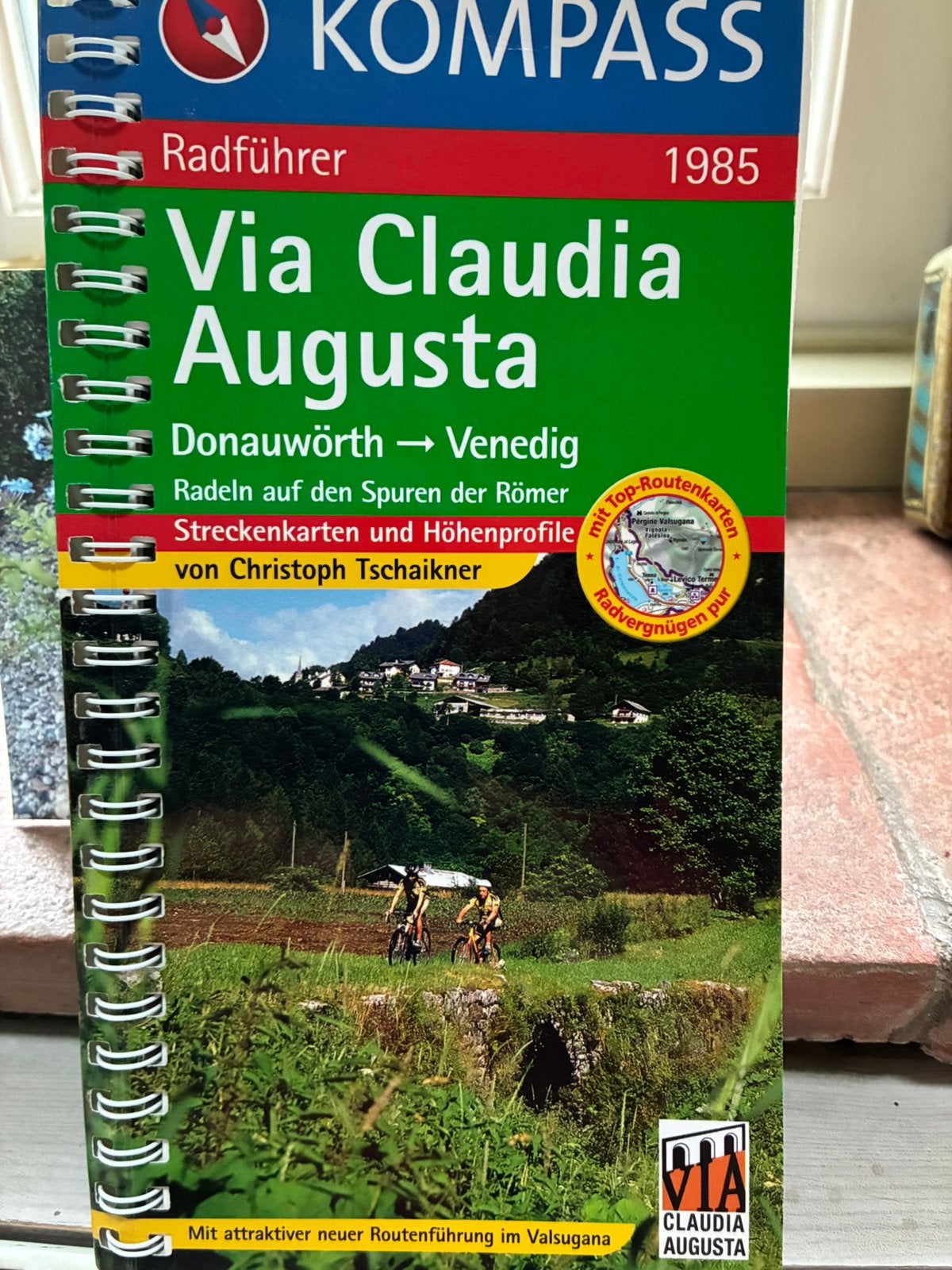 Radfuehrer Via Claudia Augusta, Ophalen of Verzenden, Zo goed als nieuw, 1800 tot 2000, Landkaart