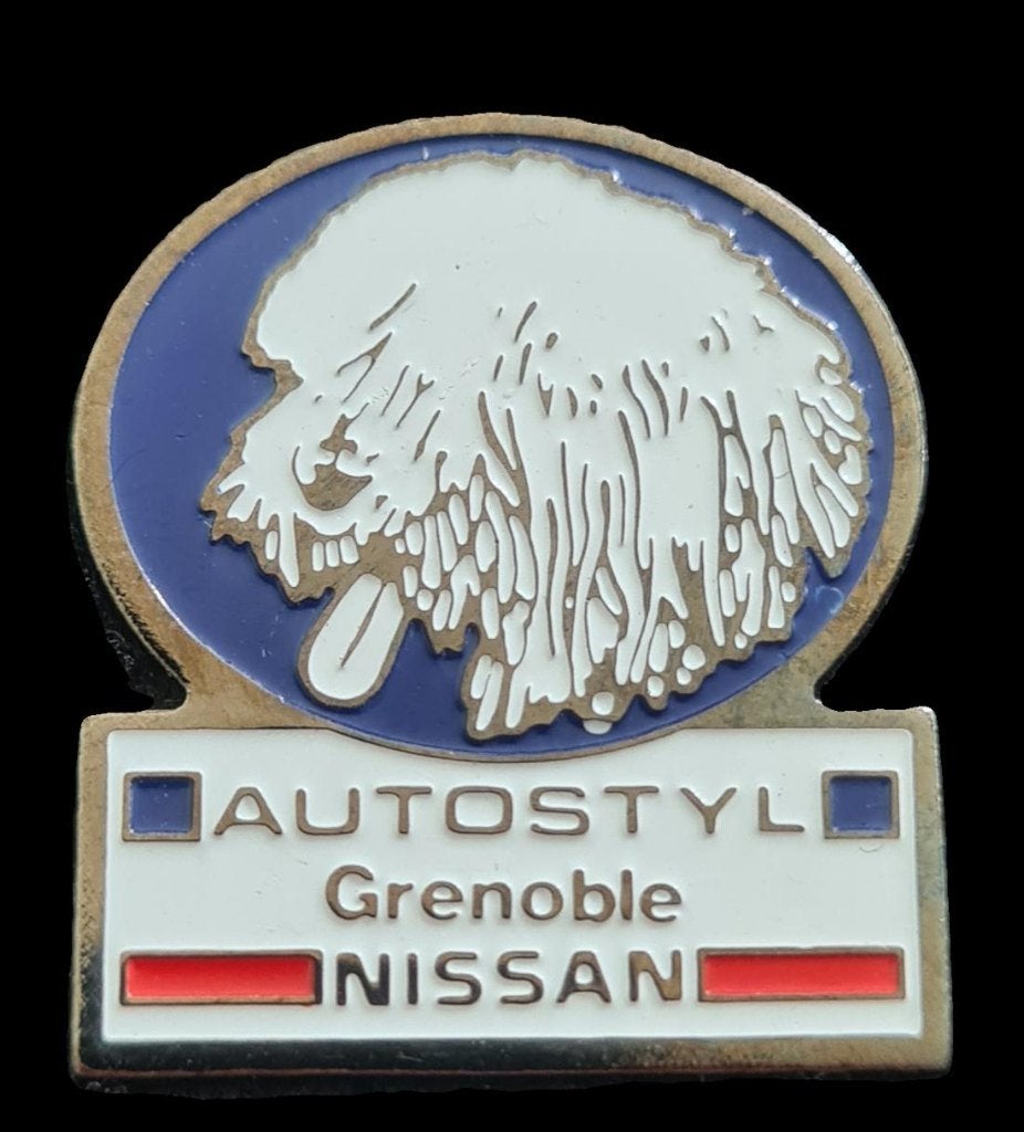 Nissan-Autostyl Grenoble pin, Verzenden, Nieuw, Transport, Speldje of Pin
