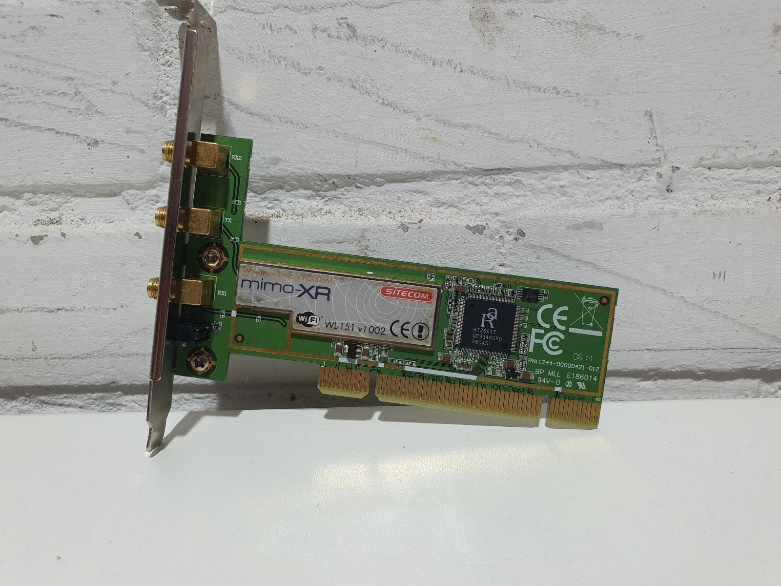Sitecom WL-151 Mimo-XR Wireless PCI netwerkkaart 108Mbps, Intern, ., Ophalen of Verzenden, Zo goed als nieuw