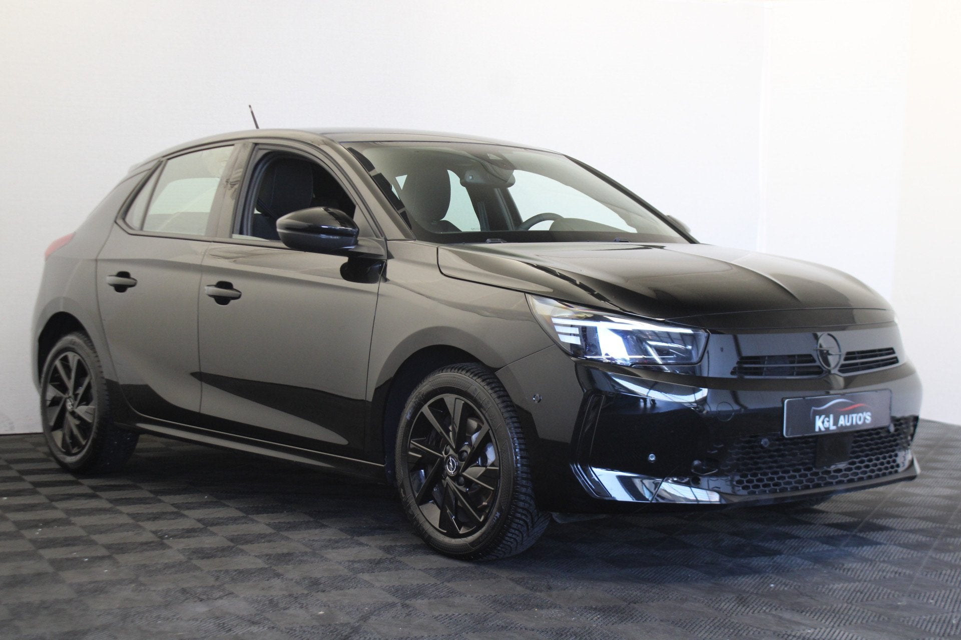 Opel Corsa 1.2 Turbo GS (bj 2025), Voorwielaandrijving, Gebruikt, Zwart, 1199 cc