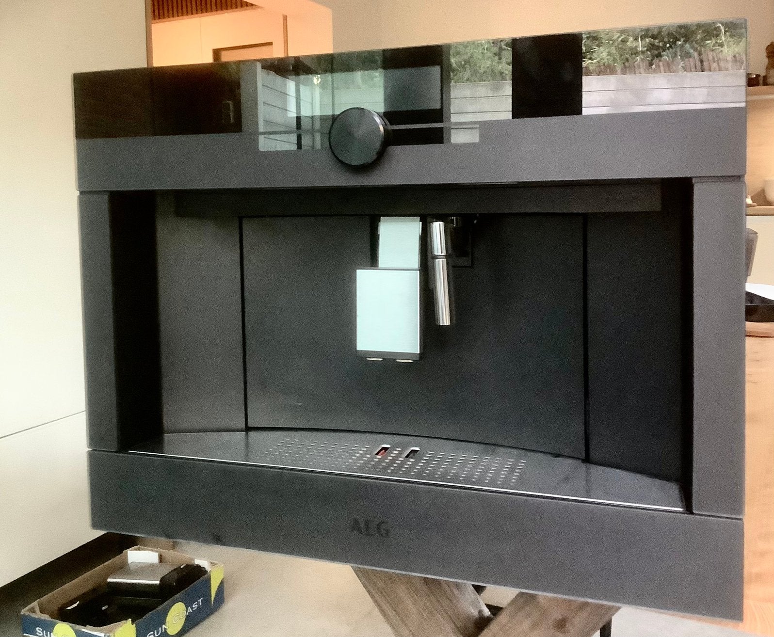 AEG KKK994500T Inbouw Koffiemachine - Zo goed als nieuw, Ophalen, Zo goed als nieuw, Koffiemachine, Koffiebonen