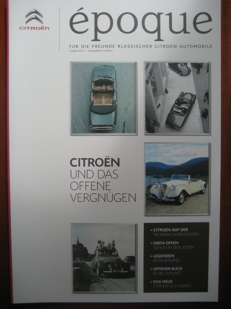 Citroën époque (voorjaar 2013), Ophalen of Verzenden, Nieuw, Citroën