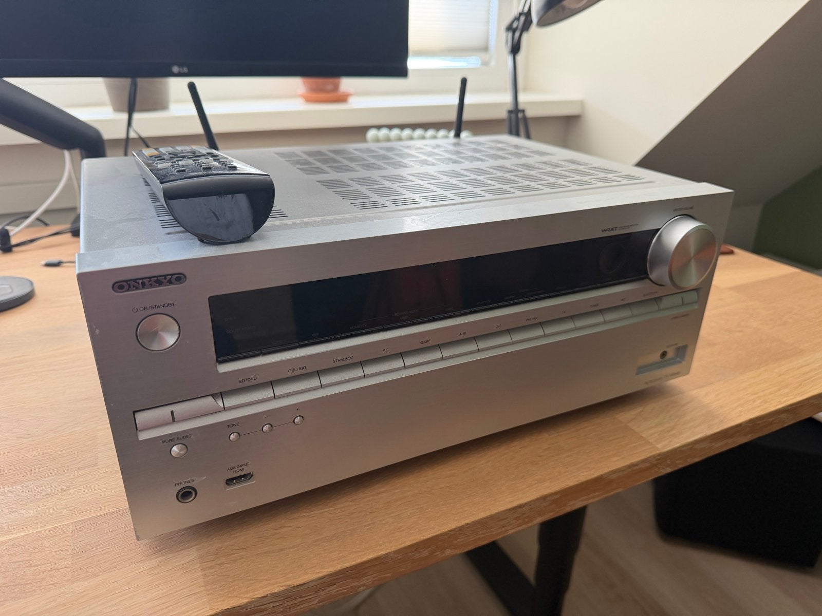 Onkyo TX-NR646 AV Receiver 7.1 - 160W, Ophalen, Gebruikt, 120 watt of meer, Onkyo