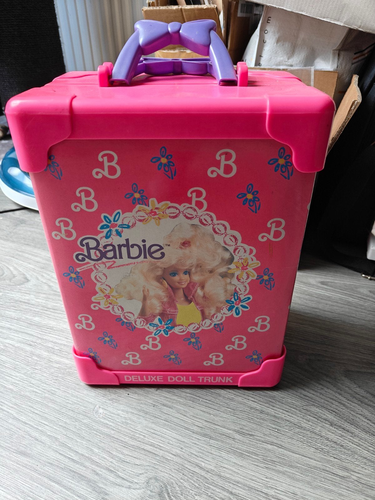 Barbie luxe doll trunk opberg koffer, Ophalen of Verzenden